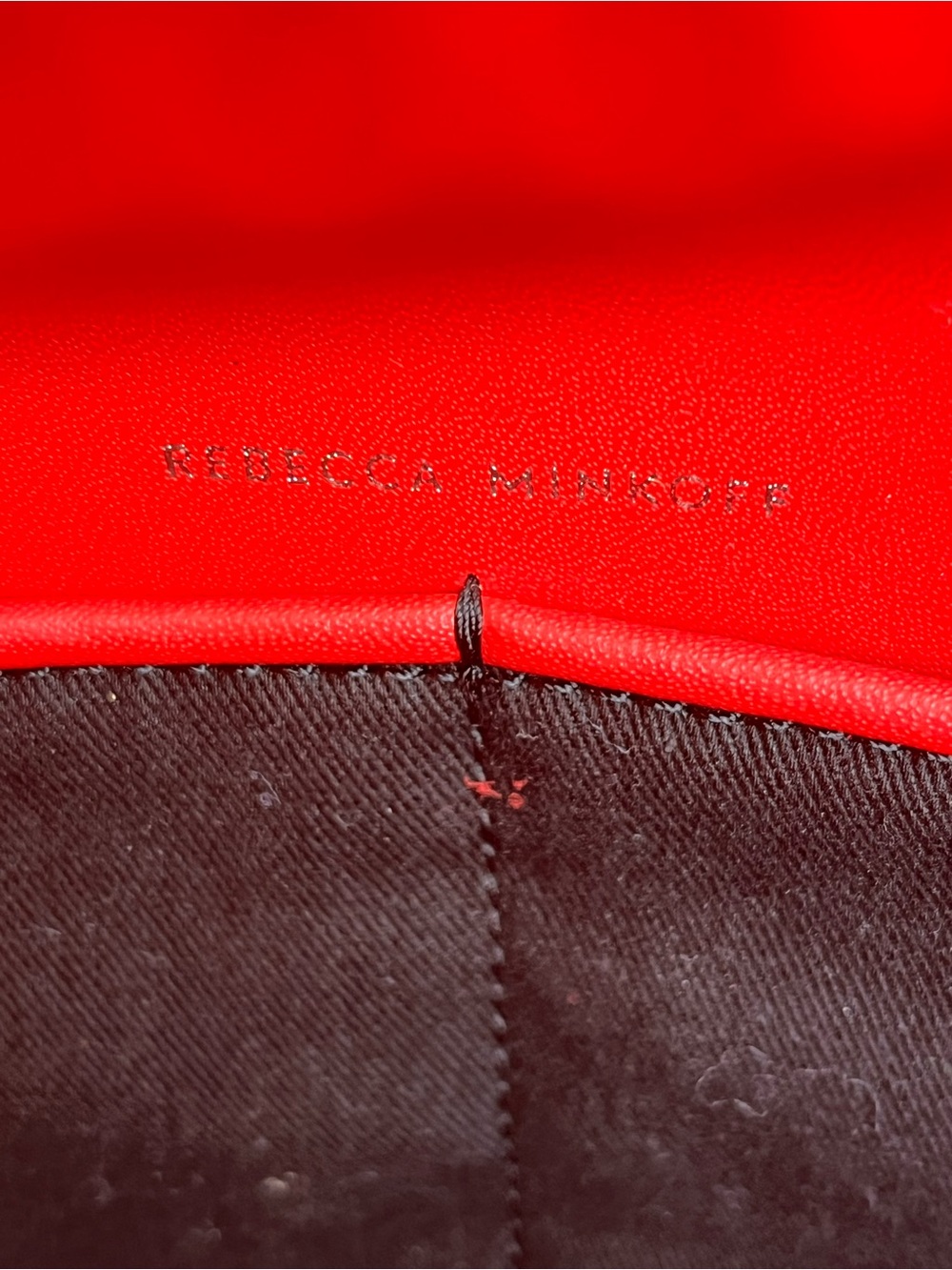 Rebecca Minkoff Red Leather Studded Tote - Picture 9 of 11